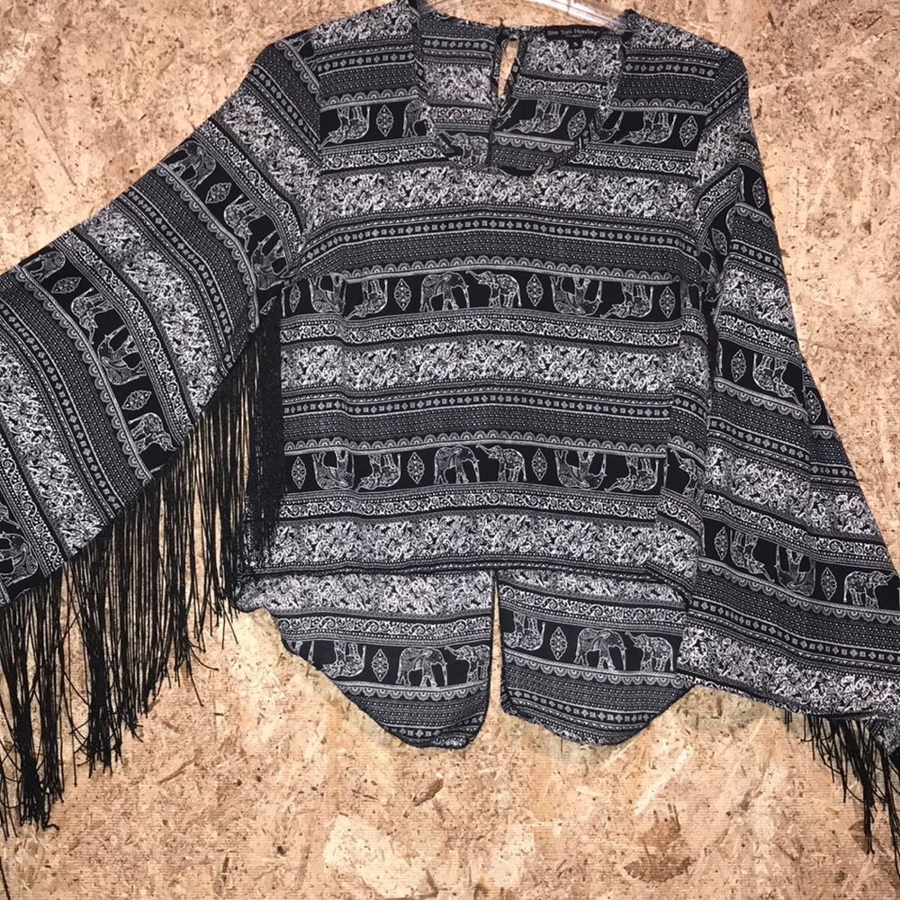 Long sleeve blouse